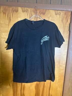 Grassroots Stage Crew Black Short Sleeve T-Shirt Size Large